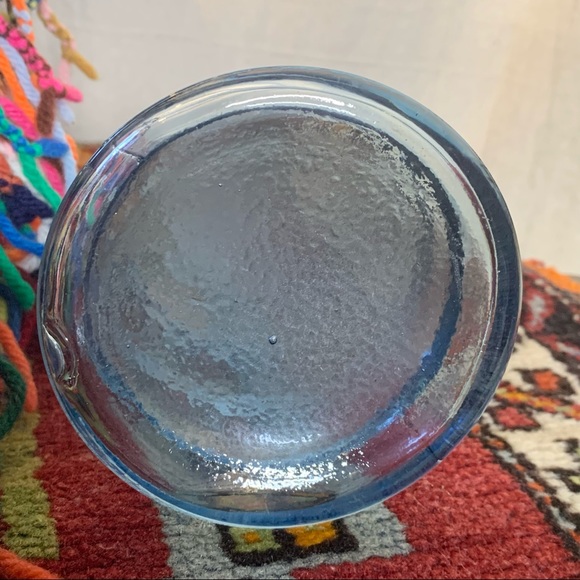 Blue Glass Genie Bottle - Picture 3 of 6